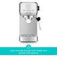 thumbnail image 3 of Casabrews 3700Essential Machine à Espresso Argentée 20 Bars, Réservoir d'Eau 49 Oz, 3 of 8