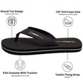 thumbnail image 4 of Alpine Swiss Mens Flip Flops Lightweight Thong Sandals Beach Slides EVA Sole for Comfort Durable Flip Flops for Men Casual Wear Pool Outdoor Sandal, 4 of 8