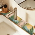 thumbnail image 2 of Yayeee Faucet Mat for Kitchen Sink 30" Diatomite Long Splash Guard Pad, Boho Plants, 2 of 7