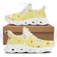 thumbnail image 1 of Zapatillas de deporte Yikeluo con cordones para mujer, estilo dentista, con diseño de dibujos animados de dientes y marcas dentales, resistentes al desgaste, planas y para caminar., 1 of 6