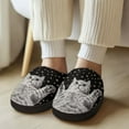 thumbnail image 4 of Whosucclay Women's Cotton Slippers Warm Soft House Shoes with Anti-slip Sole Cotton Slippers No Slip, 4 of 6