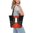 thumbnail image 2 of Fotbe CHARRO SUIT Bolsa de Playa con Estampado, Bolsa de Hombro, Bolsa de Mano Espaciosa, Bolsa de Viaje Ligera, Bolsa de Compras Versátil, 2 of 6