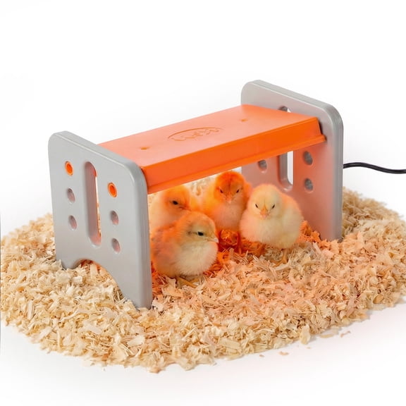 K&H Pet Products Thermo-Poultry Brooder Gray/Orange Small 8 X 13.5 X 8 Inches