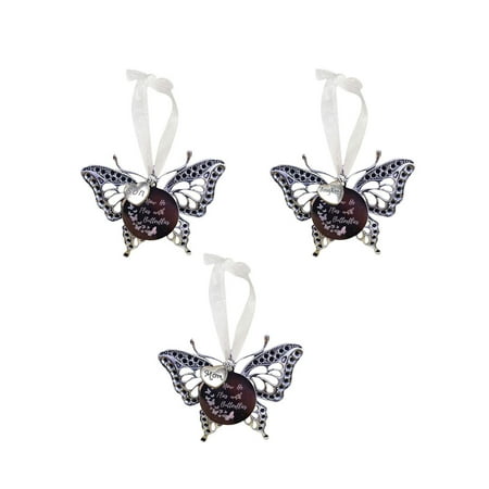 

Wind Weather Solar Lighted Hanging Mesh Orb with Colorful Butterflies