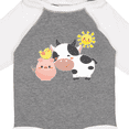 thumbnail image 4 of Inktastic Fun Farm Animals Cow, Pig, Chick Boys or Girls Long Sleeve Baby Bodysuit, 4 of 5