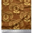 thumbnail image 1 of Soimoi Rayon Fabric Floral & Filigree Damask Fabric Prints By Yard 42 Inch Wide, 1 of 1