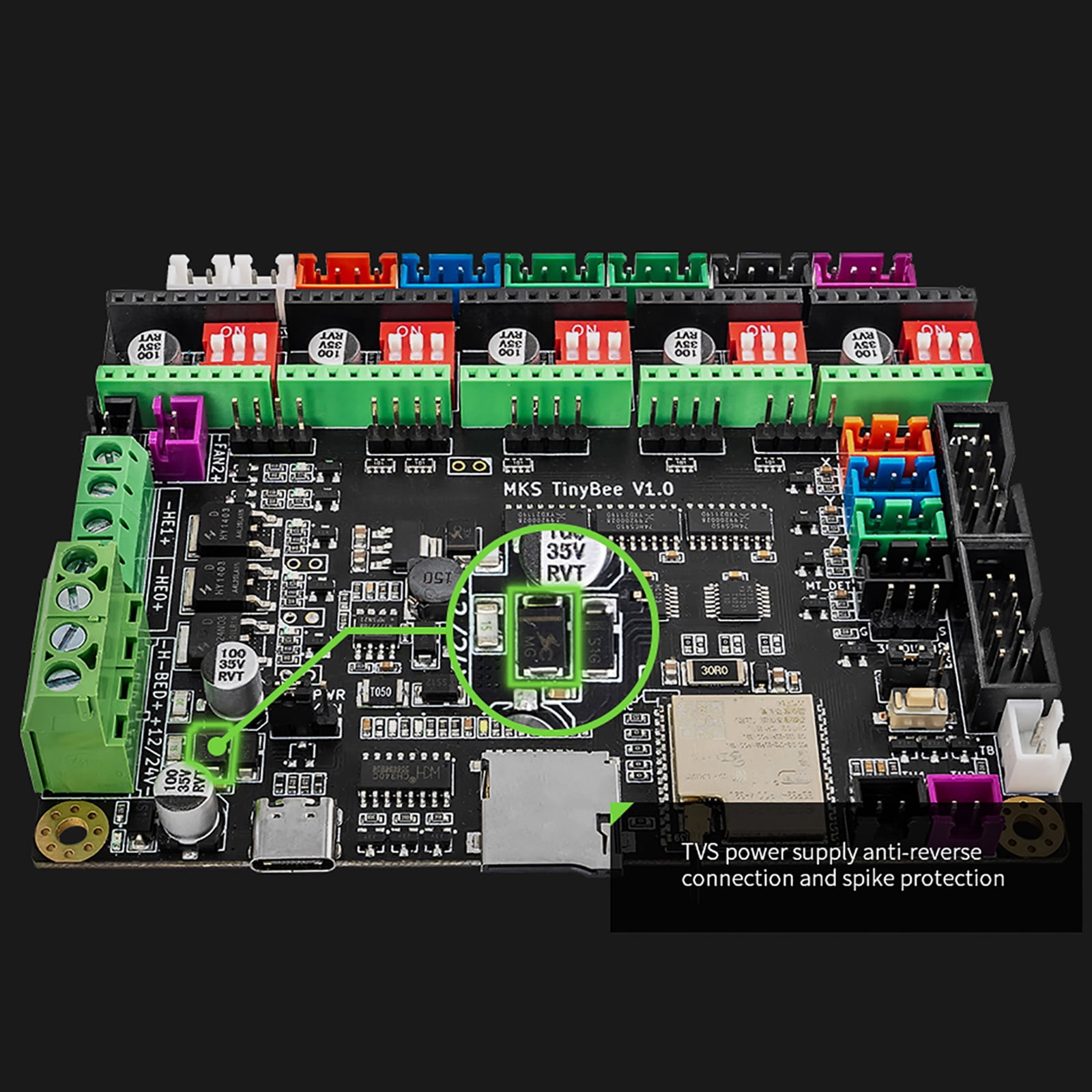 MKS TinyBee Motherboard Support Dual 32bits MKS MINI12684 V3 MKS
