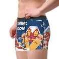 thumbnail image 2 of Saiise Sml Jeffy P Men's Underwear Boxer Briefs Cotton Trunks Short Leg Underwear (S-XXL), 2 of 7