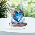 thumbnail image 5 of 2D Heart Decoration for Holiday and Home - Flat Acrylic Design, Romantic Style, Ideal for Valentine's Day or Christmas, Desktop or Wall Display, Adds Warmth to Decor, 5 of 6