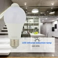 thumbnail image 1 of Lámpara de sensor de movimiento de luz de bombilla LED PIR de 3 piezas para iluminación del hogar (7W), 1 of 5