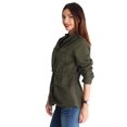 thumbnail image 2 of Ma Croix Womens Premium Active Lightweight Anorak Jackets Slim Fit, 2 of 4