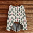 thumbnail image 1 of Chandails d'Hiver Grande Taille pour Femmes Chandails de Noël pour Femmes 2025 Col Rond Hiver Vacances Mignons Pulls Vert TG, 1 of 4