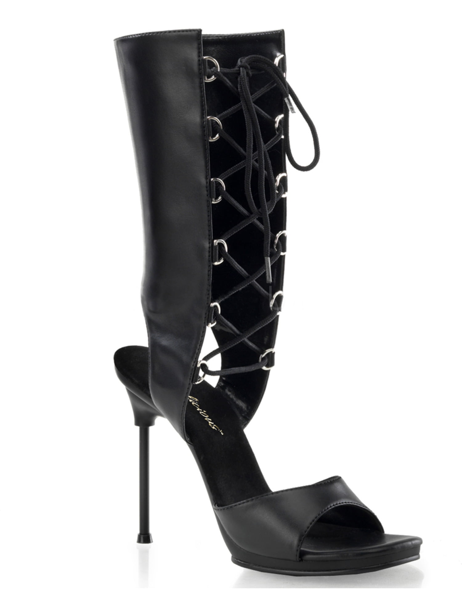 black lace shoes heels