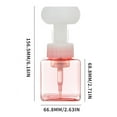 thumbnail image 3 of 8.5oz/250ml Flower Foaming Foam Bottle Bubble Hand Soap Bottle Facial Cleanser Foam Sub-Bottle Separate Bottling Face Washing, 3 of 7