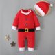 thumbnail image 1 of Ceeniu, mameluco navideño para bebé, Cosplay para niño y niña, mono de Papá Noel con sombrero, ropa de Navidad para recién nacido, disfraz de Festival para bebé, 1 of 4