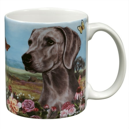 Weimaraner Garden Party Fun Mug