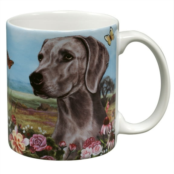 Weimaraner Garden Party Fun Mug