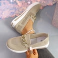 thumbnail image 7 of YOUYEDIAN Womens Orthopedic Shoes Arch Support Slip on Non Slip Tennis Shoes Wide Width Knitted Mesh Stretch Walking Shoes Soft 2026 New Orthopedic Shoes (Beige), 7 of 7