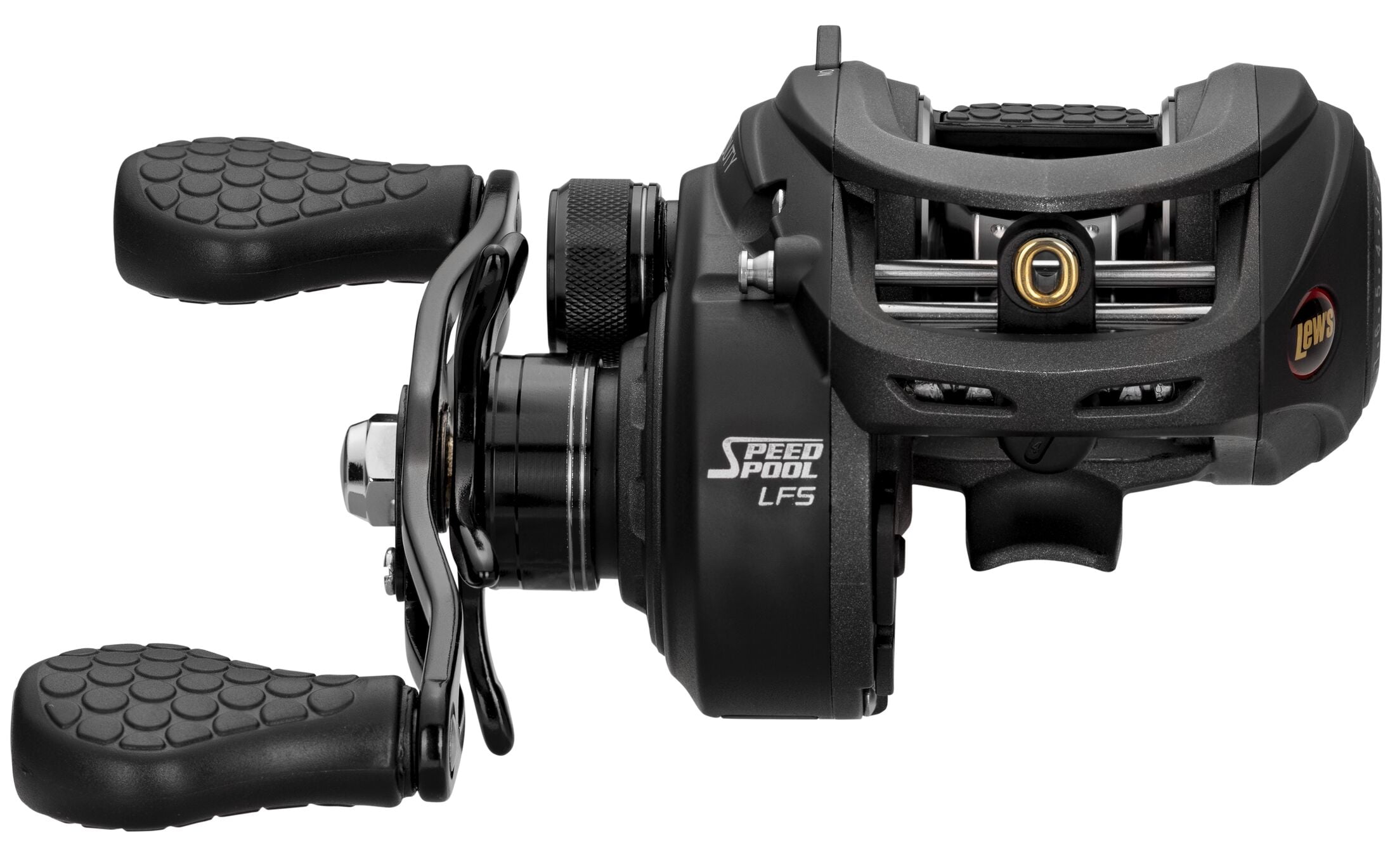 Lew's SuperDuty LFS Baitcast Fishing Reel, 8.3:1 Gear Ratio, Right-Hand Retrieve, Black