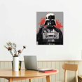 thumbnail image 2 of COMIO  Darth Vader Poster Banksy Graffiti Canvas Wall Art Prints Room Decor Aesthetic Black And White Wall Decor Movie Posters Teen Decorations Bedroom Student Dorm Picture, 2 of 4