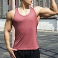 thumbnail image 2 of fatyb Men's Sleeveless Tank Tops Racerback Workout Muscle Tee Athletic Bodybuilding T-Shirts for Men, 2 of 4