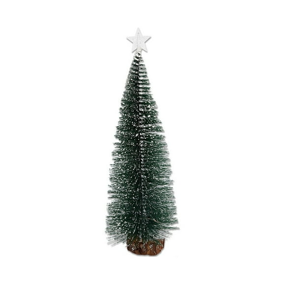 Cheapark LED Colorful Mini Christmas Needle Tree - Small Desktop & Window Decor, Festive Holiday Gift for Home & Office Displays