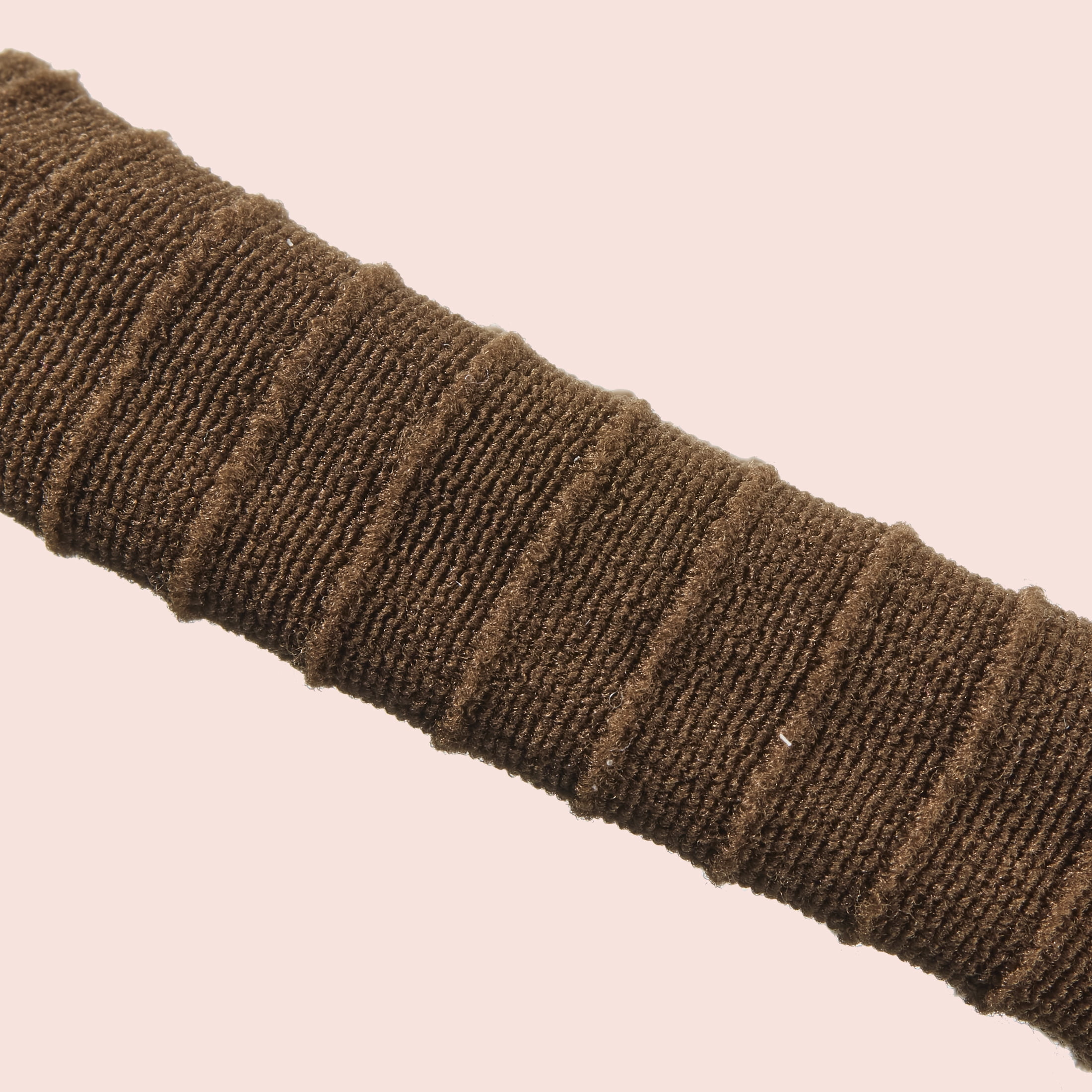Scunci Luxe by Conair Striped Ponytailers, Multicolored Neutrals, with Storage Bag, 10 Count