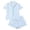 Sky Blue, variant on Trendfront Womens 2 Piece Leopard Cheetah Print Pajama Set Notch Collar Short Sleeve Button Front Top Elastic Waist Shorts Chest Pocket Relaxed Sleepwear