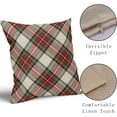 thumbnail image 4 of Christmas Plaid Pillow Covers 18x18 Set of 2 Rustic Red Green Blue Xmas Decoration Buffalo Checked Print Decorative Outdoor Pillowcases Farmhouse Holiday Throw Cushion Case Decor for Couch Sofa Bed, 4 of 6