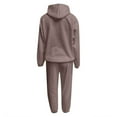 thumbnail image 4 of Womens Sweat Suits 2 Piece Hoodie Sweatshirt Jogger Pants Lounge Sets Winter Clothing Fashion Clothing, 4 of 5