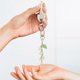 thumbnail image 3 of 2pcs Decorative Keychain Flower Design Bag Pendant Hanging Lily Of The Valley Keychain Ornament, 3 of 4