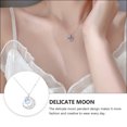 thumbnail image 3 of UPGRATOR 1Ud Gargantilla De Con Colgante Lunar Detalles Exquisitos Y Uso En Celebraciones, 3 of 8