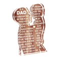 thumbnail image 2 of Placa de acrílico de recuerdo 2D, ligera, compacta, multifuncional, adorno de escritorio, letrero para el Día , cumpleaños, nuevo papá, 2 of 8