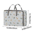 thumbnail image 3 of Heavy Duty Storage With Reinforced Handles Extra Large Storage Bags For Clothes Tote Bag Thickened Double Zipper For Space Saving Travel, 3 of 6