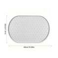 thumbnail image 3 of Pet Silicone Mat with Raised Edge, Paw Pattern Waterproof Non-Slip Mat for Dog & Cat Feeding, Easy to Clean and Anti Splash, 3 of 6