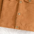 thumbnail image 5 of Kiijoy Toddler Girls Winter Fleece Corduroy Jacket Kids Casual Coat Outerwear, Sizes 3-4, 5 of 8