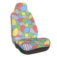 thumbnail image 1 of Wukai Colorful Easter eggs Full Set Car Seat Covers with Soft Padding Universal Auto Front Seats Protector and Cushion Mat, 1 of 5