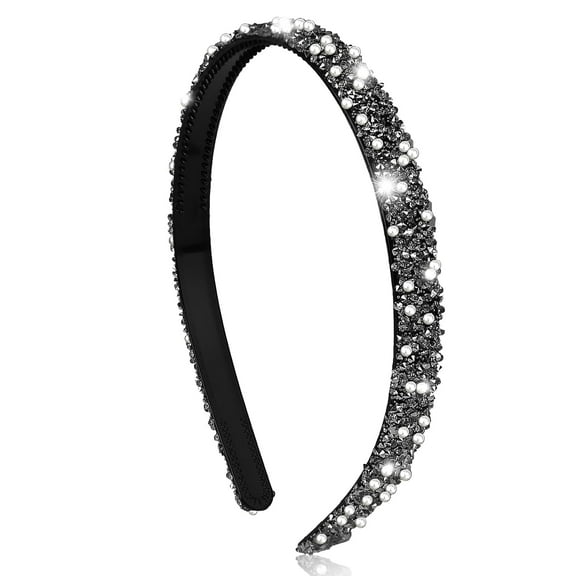 Sparkly Headbands for Women - Rhinestone Crystal Headbands for Bridal Wedding Party