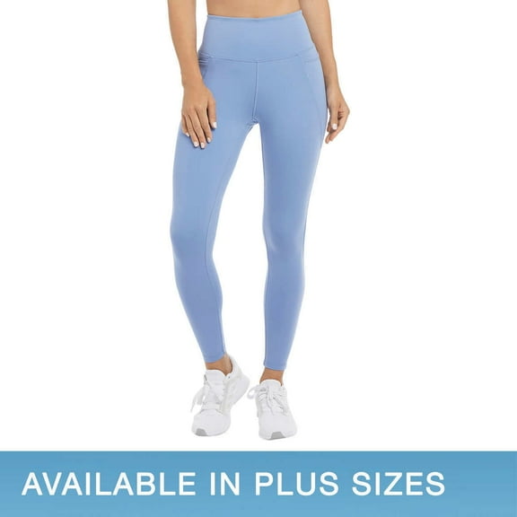 Danskin Women's Performance Lightweight Leggings (Waterdrop, XL)