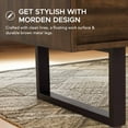 thumbnail image 4 of Sunjoy 60 Inch Home Office Desk Computer Work Desk with Drawers ,Modern Study Writing Desk with Storage, 4 of 11