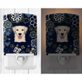 thumbnail image 2 of Caroline's Treasures BB5103CNL Blue Flowers Golden Retriever Ceramic Night Light, 6x4x3", multicolor, 2 of 2
