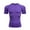 Purple, variant on Innerwin Sport T Shirt Short Sleeve Mens Summer Tops Gym Plain Breathable Compression Shirts Blue S