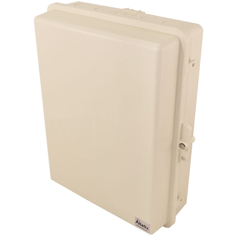 Polycarbonate 12 x 8 x 4 Inside Space ABS Weatherproof Tamper Resistant NEMA Box with Aluminum Equipment Mounting Plate Altelix Tan NEMA Enclosure Polycarbonate 12 x 8 x 4 Inside Space ABS Weatherproof Tamper Resistant NEMA Box with Aluminum Equipment Mounting Plate Altelix Tan NEMA Enclosure