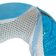 thumbnail image 5 of Cloudz Comfort Gel Memory Foam Travel Neck Pillow - Gray, 5 of 7