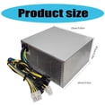 thumbnail image 5 of Osdhezcn Replacement 10Pin 500W Power Supply Unit for ThinkStation M90t P340 P350 P348 5P50V03181 5P51D77197 5P50V03218, 5 of 7