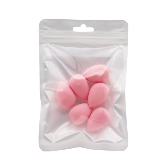 6 uds. Mini esponja de maquillaje, esponja de belleza para polvos, corrector, base líquida, esponja cosmética facial