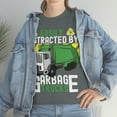 thumbnail image 3 of Recycling Trash Day Easily Distracted by Garbage Trucks T-shirt, 3 of 4