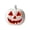 White, variant on Japceit 9X8In Halloween Pumpkin Led Light, Automatic On Off Black White Spooky Lantern, Courtyard Garden Decoration,Indoor Outdoor Fall Home Accent
