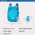 thumbnail image 3 of 20L Outdoor Nano Waterproof Ultralight Folding Handy Bag Travel Daypack Lightweight Packable Backpack Men Women Daypacks RED, 3 of 8