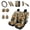 Camouflage Hunting Leaves, variant on Chririnla Camouflage Hunting Car Accessories Set Leaves Casual Car Front Back Seats Cushions 14 Pack Sets with Keychain, Console Mat, Steering Wheel Cover, Universal Auto Interior Essentials
